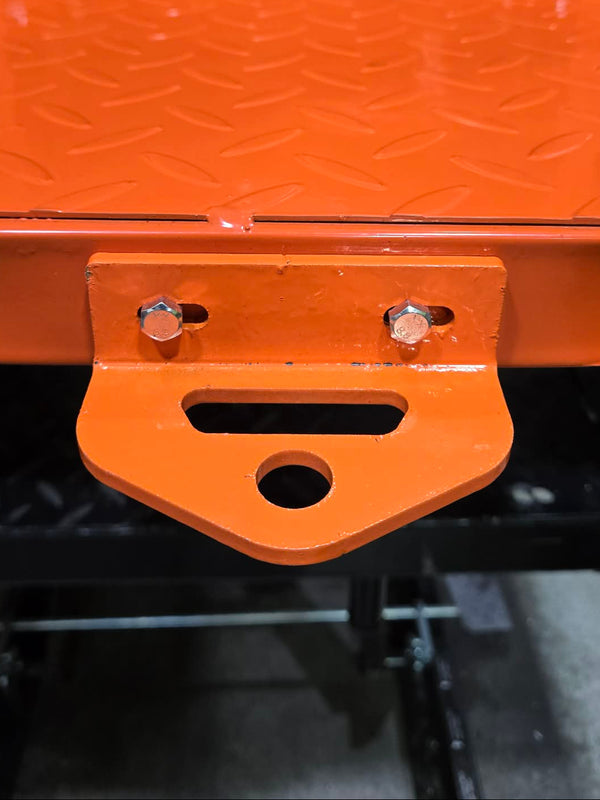 Orange Waggon utility cart hitch mount